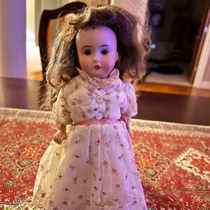 Antique authentic German bisque-head doll by Armand Marseille.